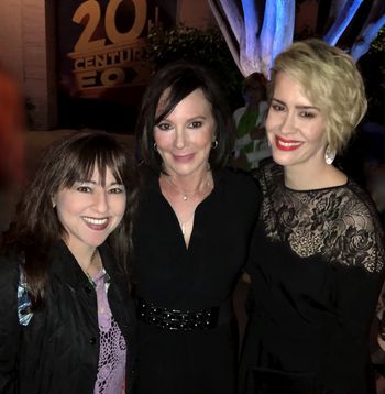 with MARCIA CLARK, O.J. Simpson Prosector, and SARAH PAULSON, Emmy Award-winning actress
