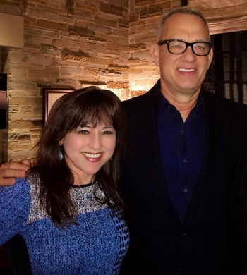 with TOM HANKS, 2-time Academy Award and 7-time EMMY Award winning actor
