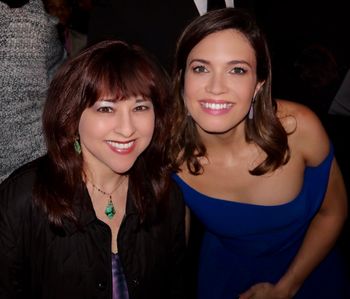 with MANDY MOORE, singer/actress
