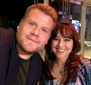 with JAMES CORDEN, host of The Late Late Show
