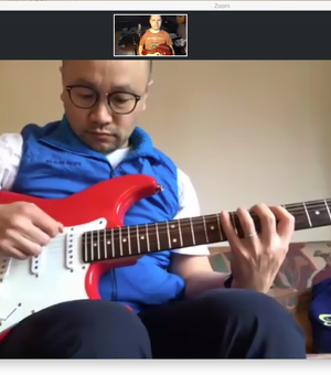 Online lesson with Ken.