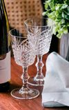 Vintage Bryce Crystal Wine Glasses 