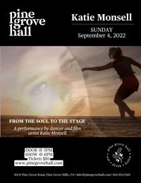  Meraki: from the Soul to the Stage - a performance by dancer and film artist Katie Monsell
