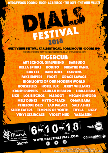 6th October 2018: Dials Festival, The Loft, Southsea, UK.
