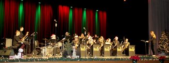 North County HS Jazz Ensemble performing during intermission
