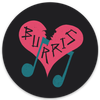 Burris Broken Heart Sticker