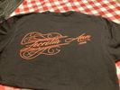 Guitar Logo T Shirt Black/Tye Dye
