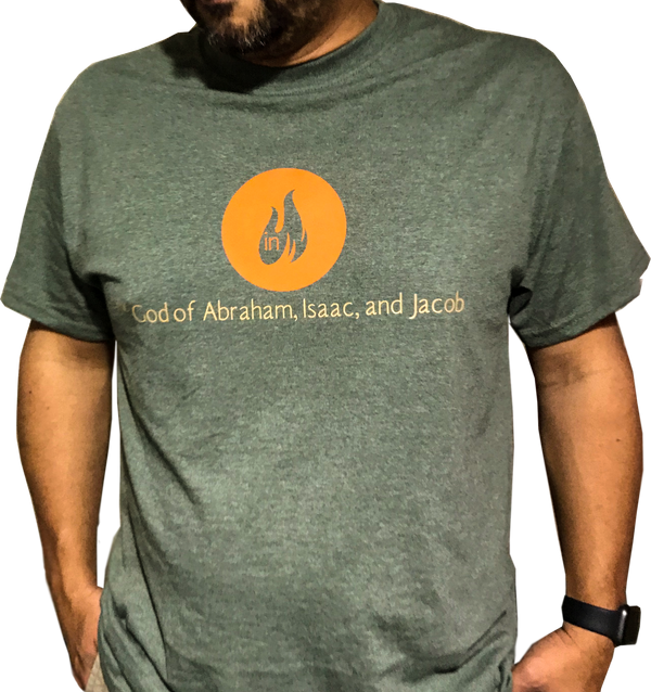 "God of Abraham, Isaac & Jacob" T-Shirt (Gentlemen Green)