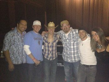Group photo with Dustin Lynch after opening for him
