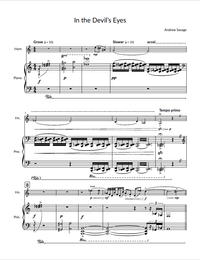 In the Devil's Eyes - Horn and Piano - Full Score and Horn Part (PDF)