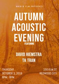 Autumn Acoustic Evening
