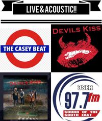Devils Kiss Live on Casey Radio!