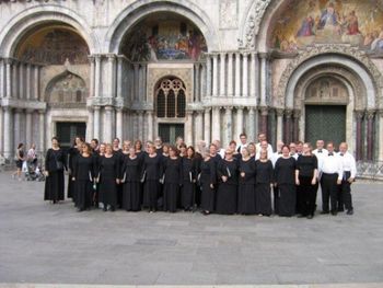 Performing at St. Mark's Cathedral, Venice, Italy

