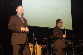 Deon Baker and Brian Cowling of One Voice
