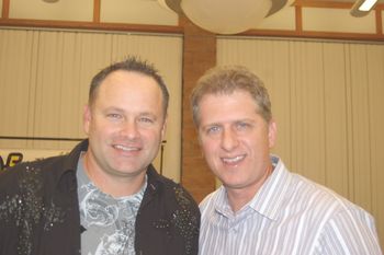 Scott Mills of the Southern Brothers with Kevin Womble of The Redemptions
