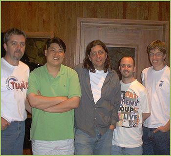 Buzz, Sang Park (asst engineer), David Leonard (track/mix engineer), Jeff, Luke Weidner
