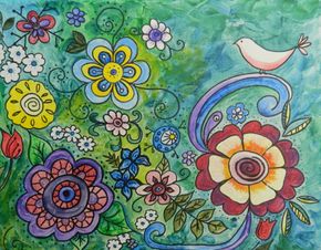 Doodle Garden Art Sample