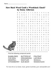 Woodchuck-Wordsearch