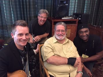 Summer 2016 Swingin' band with Craig Wagner (g), Bobby Shew (tpt), Bobby Floyd (B3)
