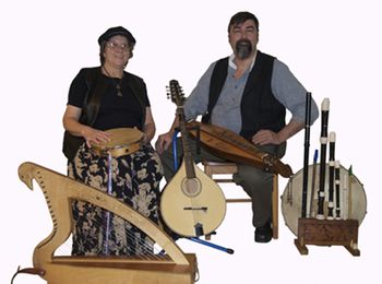 Idlewild duo with instruments Carol and Dave Sharp
