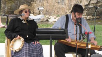 Carol and Dave Playing Dutch, Belgian, French and German music for the Tulip Festival at Thanksgiving point.
