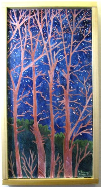 The Shining Stars of Heaven - 2015 Sold or no longer available 12 X 24 inches - Oil on Canvas

