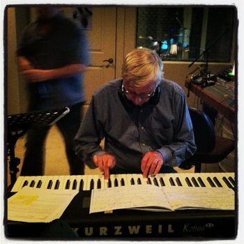 Bill White "Mr. Tasty" (11-15-12, Marietta) The FOG's master of the keys giving the Kurzweil a workout
