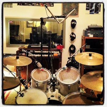 Drum Set Up Ammed's Kit @ 3 Elliott, 11/12
