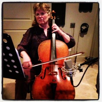 Cynthia Puls, Cellist @ River Rat Studio (12-1-12) A gorgeous Cello intro recorded today!!
