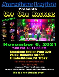 CANCELED: Off Our Rockers Etown: American Legion