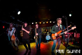 At the James Gray Memorial Concert - The Horseshoe, Toronto, 2014 - Photo by Fee Tom Walsh, Rich, Perry White, Great Bob, Myself, Donne Roberts
