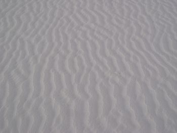 White Sands National Monument Hard Sand
