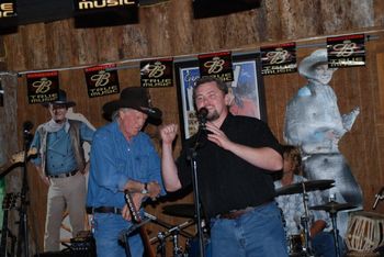 On stage with Billy Joe Shaver
