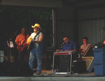 Opening for Eddy Raven in 2005

