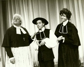 The Clergy Ã¢â‚¬â€ Dan Ruben (The Bishop), Scott Mikita (The Curate) and Steve Darnell (Father Caron) in Christopher Cartmill's INCORRUPTIBLE
