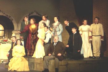 Scene from the 2005 Lincoln Southeast High School production of Cartmill's THE SPECTRE BRIDEGROOM
