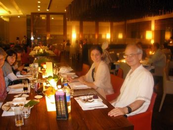 On our 2007 India Sacred Retreat Tour at the Oberoi Hotel

