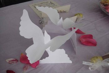 Wedding Centerpiece - Doves
