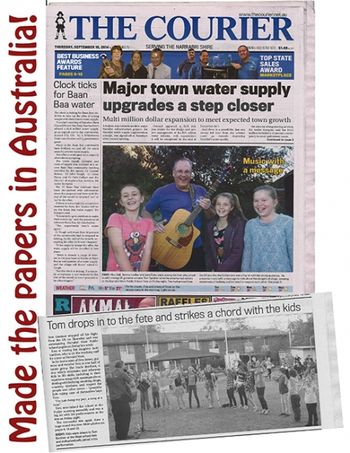 TG-Narrabri_Courier_1_small Made the paper in Narrabri, New South Wales, Australia. What an awesome town!
