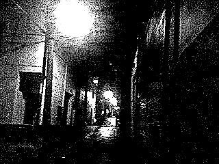 In the alley its there
