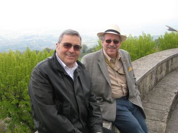 Nello Gabrielloni and Jon Hammond in Italy
