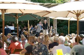 Filoli Jazz in Woodside, CA. Mike Vax Jazz Orchestra.  Photo by Jim Haas.
