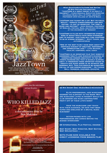 Who Killed Jazz and JazzTown One Sheet Reviews Bmakin Film
