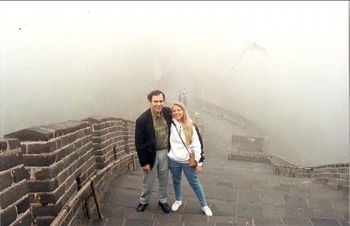 On Great Wall in China
