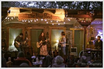 Will Kimbrough, Lauren, Anthony Crawford, & John Milham playing "Sweet Louisa" The Frog Pond, Silverhill, Ala 11-23-2014 courtesy of MCE Photography

