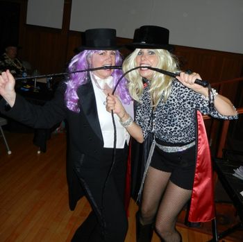 Mistress of Ceremonies and Lolo zee Lion Tamer 10/27/12
