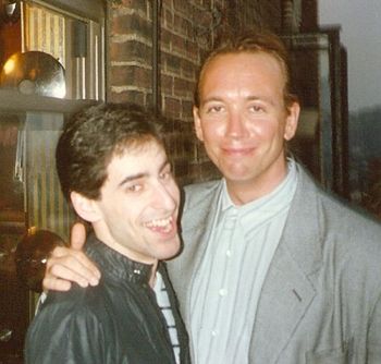 Brian with Rick McKay 1989
