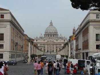 A country within a country: The Vatican.
