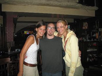 John with some lovely ladies...
