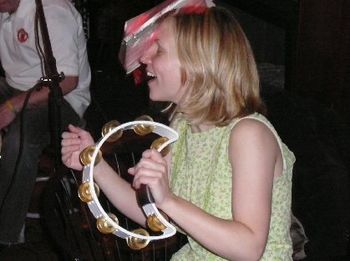 The darn tambourine keeps showing up!
